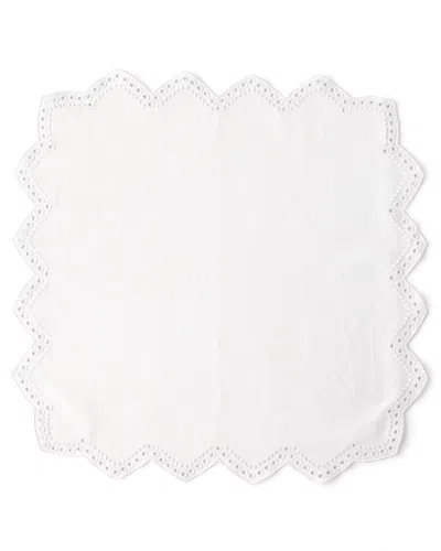 Kim Seybert Tapestry Napkin In White