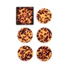 Kim Seybert Tortoise Coaster Set In Brown