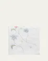 Kim Seybert Vista Tablecloth, 66" X 126" In White/multi