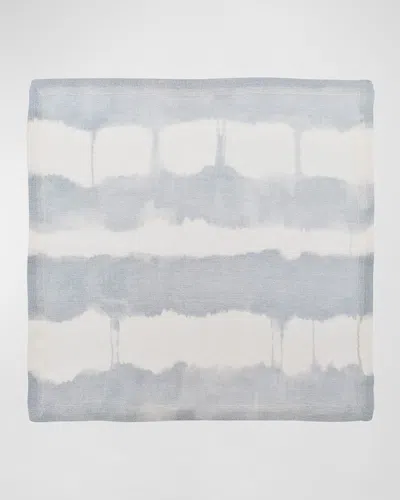 Kim Seybert Watercolor Stripe Napkin In Blue
