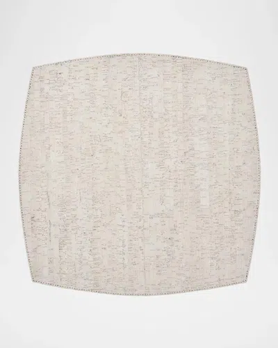 Kim Seybert Whistler Cotton Placemat In Gray