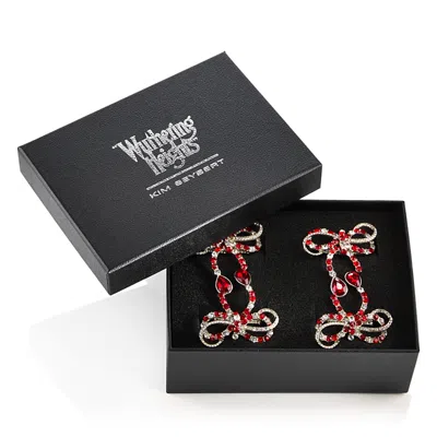 Kim Seybert Wuthering Heights Napkin Rings, Set Of 4 In Black