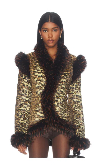 Kim Shui Elena Leopard  자켓 In Multi