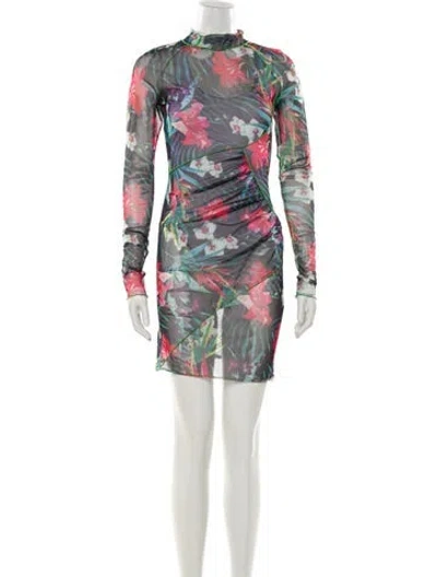 Pre-owned Kim Shui Floral Print Mini Dress In Multi