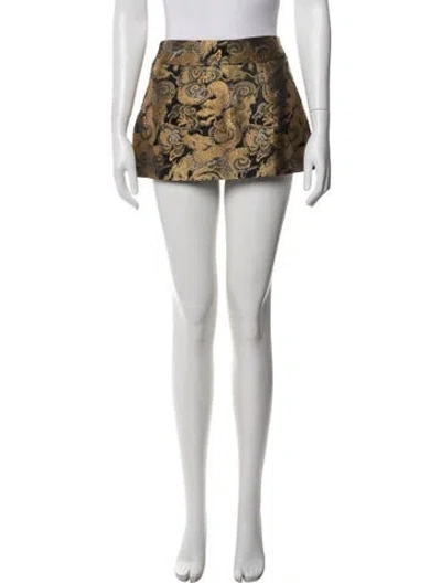 Pre-owned Kim Shui Floral Print Mini Skirt In Multi