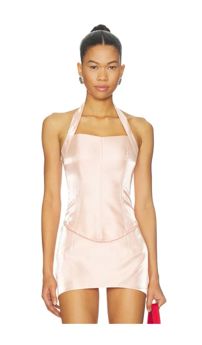 Kim Shui Halter Top In Pink