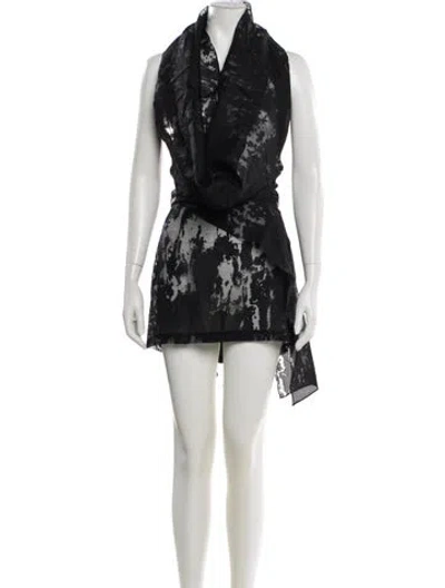 Pre-owned Kim Shui Halterneck Mini Dress In Black