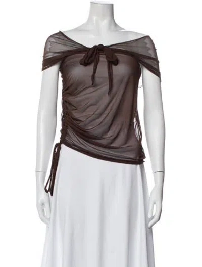 Pre-owned Kim Shui Nightgown In Brown