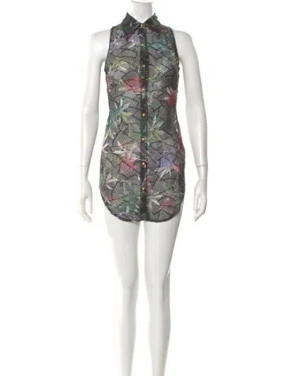 Pre-owned Kim Shui Printed Mini Dress W/ Tags In Multi