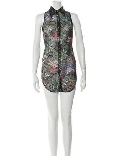 Pre-owned Kim Shui Printed Mini Dress W/ Tags In Multi
