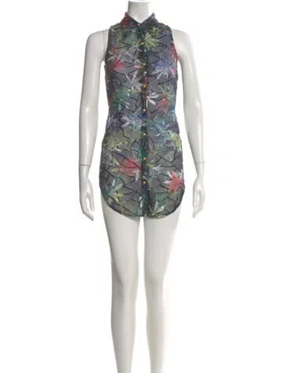 Pre-owned Kim Shui Printed Mini Dress W/ Tags In Multi