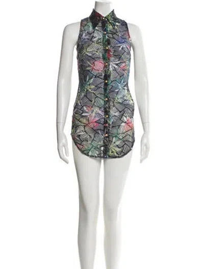 Pre-owned Kim Shui Printed Mini Dress W/ Tags In Multi