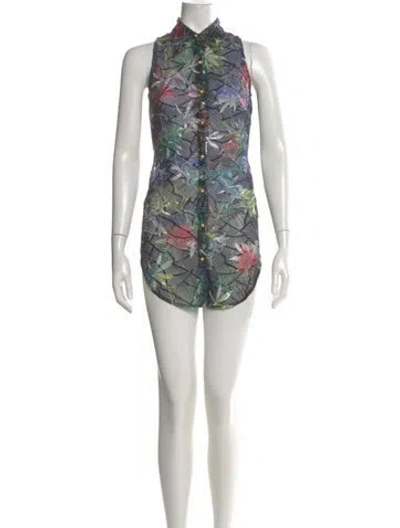 Pre-owned Kim Shui Printed Mini Dress W/ Tags In Multi