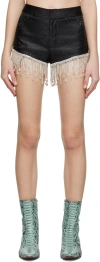 Kim Shui Ssense Exclusive Black Cloud Shorts In Black