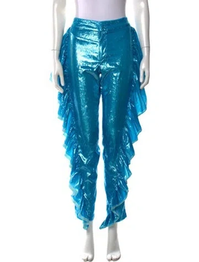 Pre-owned Kim Shui Wide Leg Pants In Blue