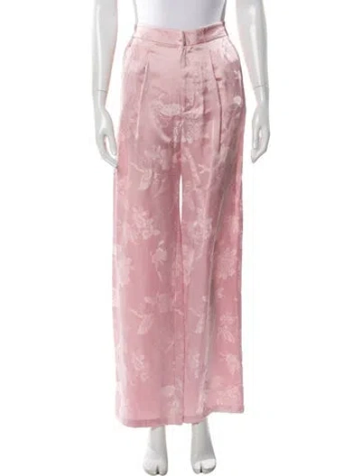 Pre-owned Kim Shui Wide Leg Pants In Pink