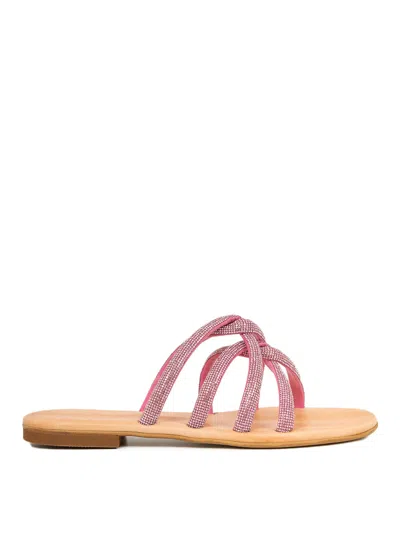 Kima Knot Sandals In Nude & Neutrals