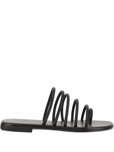 Kima Kos Sandals In Black