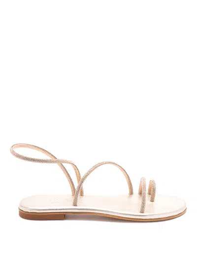 Kima Sandals In Metallic