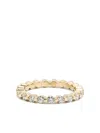 Kimai 18kt Yellow Gold Castle Eternity Diamonds Ring In 金色