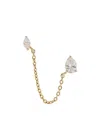 Kimai 18k Recycled Yellow Gold Lima Diamond Earring In Gold