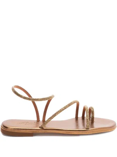 Kimai Kima Embellished Sandals In Neutral