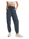 Kimberly C Essential Cargo Pants In Blue Navy In Multi