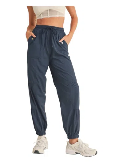 Kimberly C Essential Cargo Pants In Blue Navy In Multi