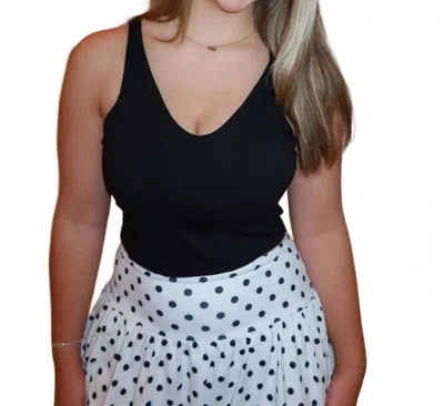 Kimberly C Onyx Tank Top In Black
