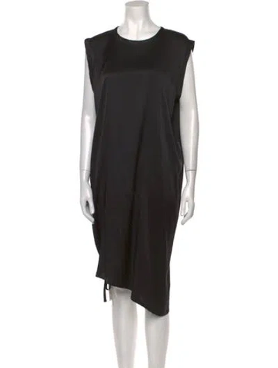 Pre-owned Kimberly Ovitz Silk Knee-length Dress In Black