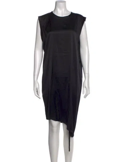 Pre-owned Kimberly Ovitz Silk Midi Length Dress In Black
