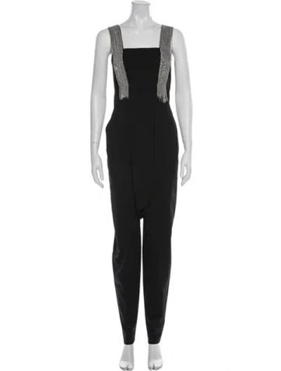 Pre-owned Kimberly Ovitz Square Neckline Jumpsuit In Black