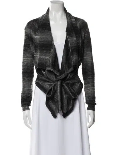 Pre-owned Kimberly Ovitz V-neck Sweater In Gray