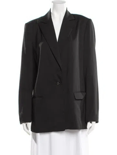 Pre-owned Kimberly Ovitz Wool Blazer In Black