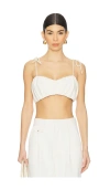 Kimberly Taylor Lihn Bralette In 象牙白