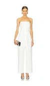 Kimberly Taylor Tina Utility Jumpsuit In White