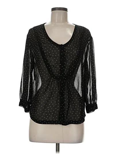 Pre-owned Kimchi Blue 3/4 Sleeve Blouse In Black