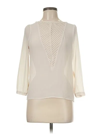 Pre-owned Kimchi Blue 3/4 Sleeve Blouse In White