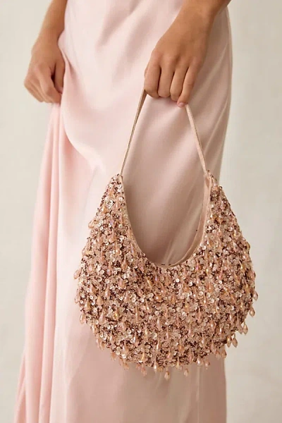 Kimchi Blue Bombshell Beaded Bag In Pink, Women's At Urban Outfitters