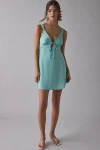 Kimchi Blue Brooke Keyhole Cutout Slip Mini Dress In Green, Women's At Urban Outfitters