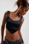 Kimchi Blue Camilla Shine Tank Top In Black, Women's At Urban Outfitters In Multi