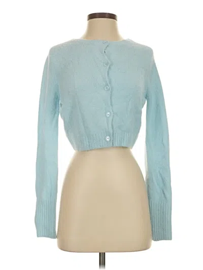 Pre-owned Kimchi Blue Cardigan Sweater In Blue