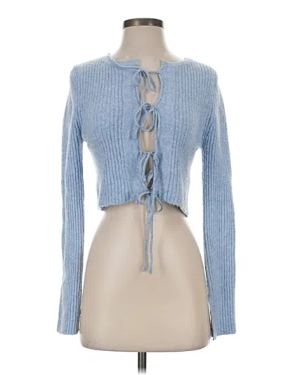 Pre-owned Kimchi Blue Cardigan Sweater In Blue