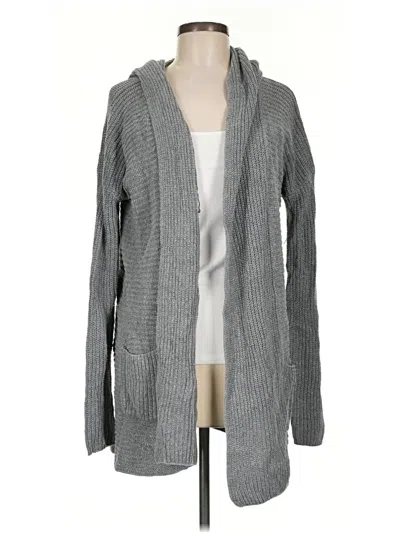 Pre-owned Kimchi Blue Cardigan Sweater In Gray