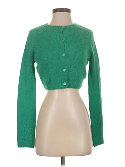 Pre-owned Kimchi Blue Cardigan Sweater In Green