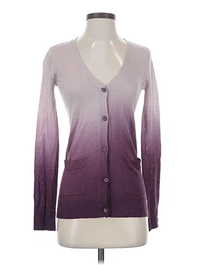 Pre-owned Kimchi Blue Cardigan Sweater In Purple