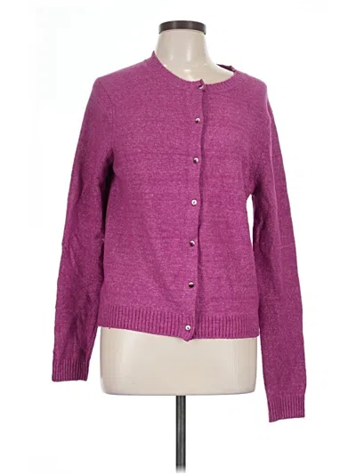 Pre-owned Kimchi Blue Cardigan Sweater In Purple