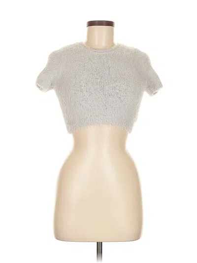 Pre-owned Kimchi Blue Cardigan Sweater In Silver