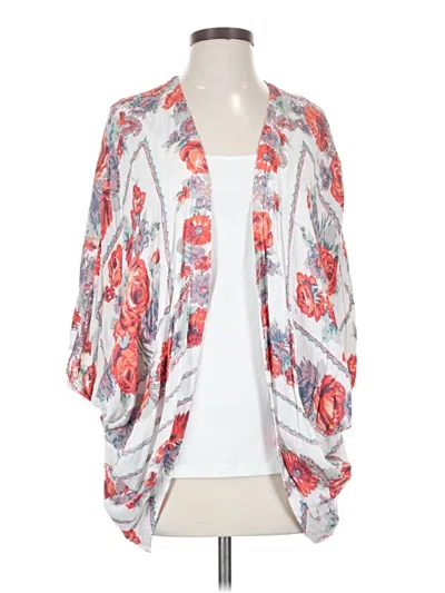 Pre-owned Kimchi Blue Cardigan Sweater In White