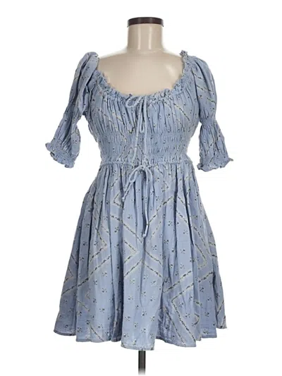 Pre-owned Kimchi Blue Casual Dress In Blue